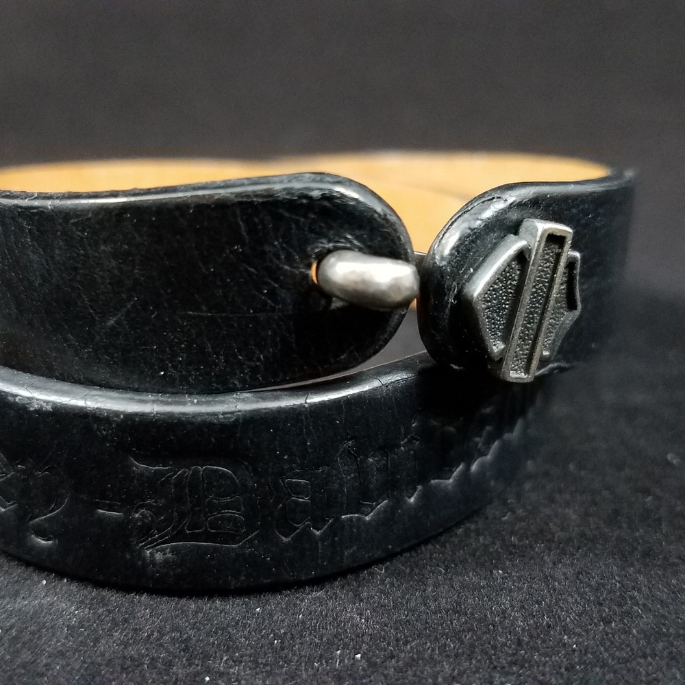 Genuine Harley-Davidson leather bracelet